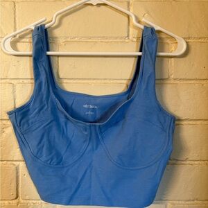 Wild Fable Light Blue Crop Top